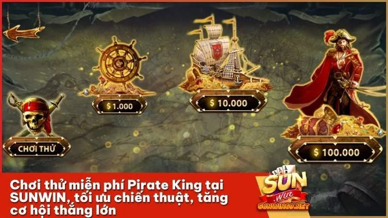 Chơi thử miễn phí Pirate King tại SUNWIN, tối ưu chiến thuật, tăng cơ hội thắng lớn