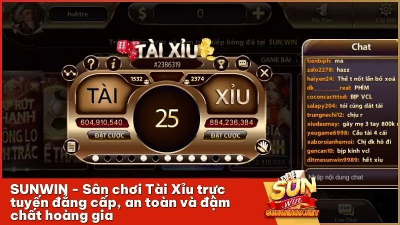 SUNWIN - Sân chơi Tài Xỉu trực tuyến đẳng cấp, an toàn và đậm chất hoàng gia